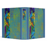 Beautiful Peacock Silk Painting Photo Binder Album