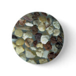 Beautiful Pebbles from Ahihi-Kinau, Maui, Hawaii Button