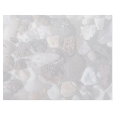 Beautiful Pebbles from Ahihi-Kinau, Maui Personalized Letterhead by inspirelove