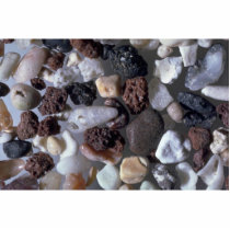 Beautiful Pebbles from Ahihi-Kinau, Maui Photo Cutout