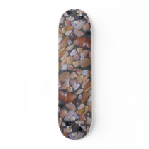 Beautiful Pebbles from Coopers Beach, N.I., New Ze Custom Skate Board