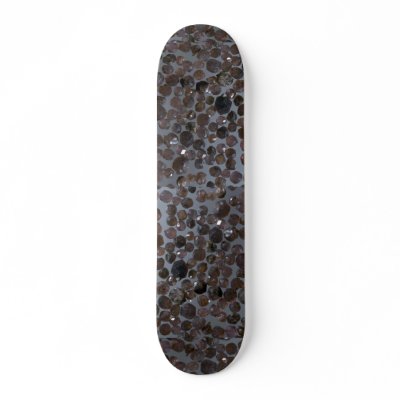 Beautiful Pebbles from Garnet sand, Israel Skateboard Deck by inspirelove