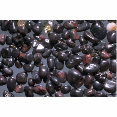 Beautiful Pebbles from Magnetite, Oneuli, Puu Olai Photo Cutouts by inspirelove