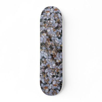 Beautiful Pebbles from Pu'upeke Cove, Lanai Skate Deck by inspirelove