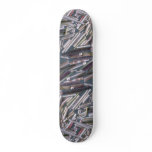 Beautiful Pebbles from Sea urchin spines Skate Board Deck