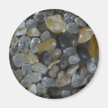 Beautiful Pebbles from Simpson Pt., Arago Sand Refrigerator Magnets