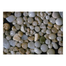 Beautiful Pebbles from Sunset Beach, Oahu, Hawaii Custom Invite
