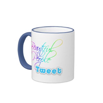 Beautiful People Tweet Mug by InterrouseGraphics
