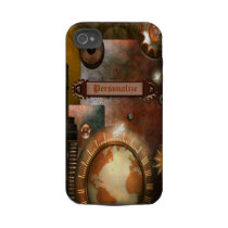 Beautiful Personalized Steampunk iPhone 4 Case