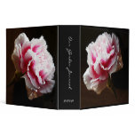 Beautiful Pink Carnation Garden Journal Binder