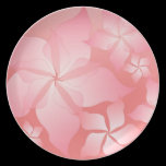 Beautiful Pink Floral Abstract Plate plates