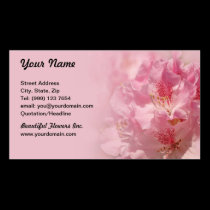 Beautiful Pink Floral Business Card business cards