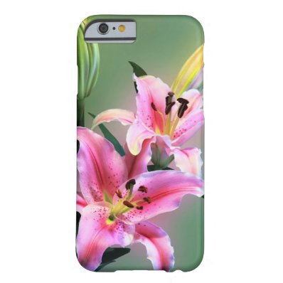 Beautiful Pink Lily Flower Bloom Barely There iPhone 6 Case