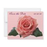 Beautiful 'Pink Rose' Flower Custom Invites