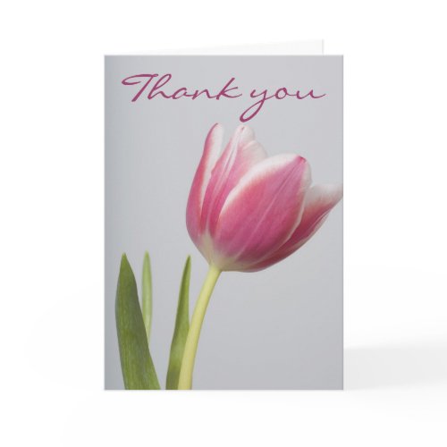 Beautiful Pink Tulip card