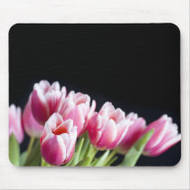 Beautiful Pink Tulips mousepads