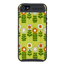 Beautiful Pink White Vintage Floral Wallpaper Cases For iPhone 5