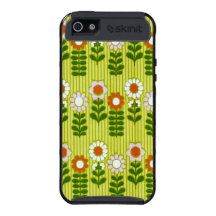 Beautiful Pink White Vintage Floral Wallpaper Cases For iPhone 5