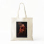 Beautiful Pinup Girl in Red Corset Under Red Light Tote Bags