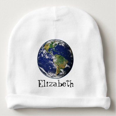 Beautiful Planet Earth Baby Beanie