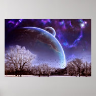 Beautiful Planet View Poster