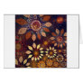 BEAUTIFUL  PLASTIC FLOWERS GREETING CARDS