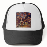 BEAUTIFUL  PLASTIC FLOWERS MESH HATS