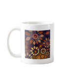 BEAUTIFUL  PLASTIC FLOWERS COFFEE MUG