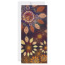 BEAUTIFUL  PLASTIC FLOWERS RACK CARDS