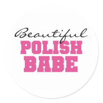 Beautiful Polish Babe stickers