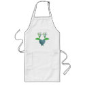 Beautiful Polka Dot Roses Apron