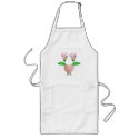 Beautiful Polka Dot Roses Apron