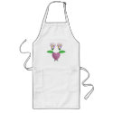 Beautiful Polka Dot Roses Apron