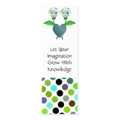 Beautiful Polka Dot Roses Bookmark