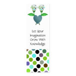 Beautiful Polka Dot Roses Bookmark Business Cards