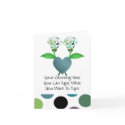 Beautiful Polka Dot Roses Greeting Card