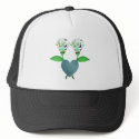 Beautiful Polka Dot Roses Hat