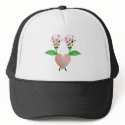 Beautiful Polka Dot Roses Hat