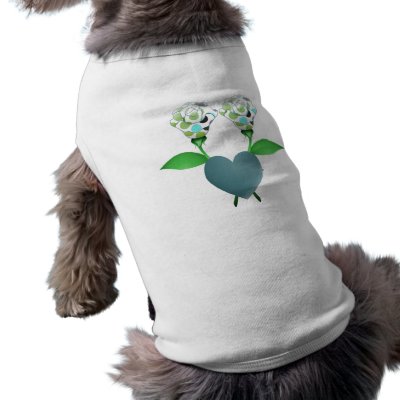 Beautiful Polka Dot Roses Pet Shirt by polkadotpizazz