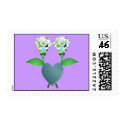 Beautiful Polka Dot Roses Postage Stamp