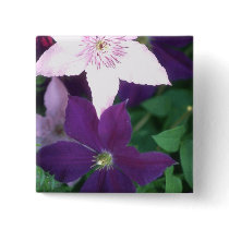 Beautiful Purple Flowers buttons