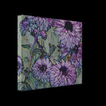 Beautiful Purple Flowers canvas prints