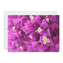 Beautiful Purple Flowers Invitation