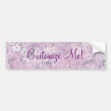 Beautiful Purple Phlox Flowers Bumper Stickers