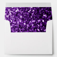Beautiful Purple sparkles Envelope