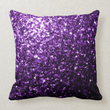 Beautiful Purple sparkles Pillow