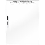 Beautiful Quote Dry Erase Board