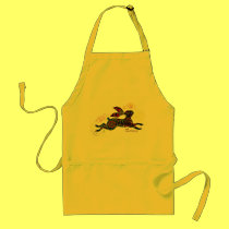 Beautiful Rabbit Art Apron aprons
