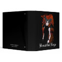 Beautiful Rage Gothic Vampire Art Binder