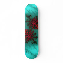 Beautiful Red Anemone Skate Deck